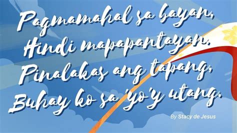 slogan para sa bayan